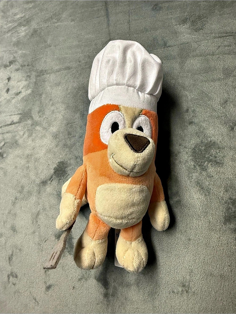 Bluey Chef Bingo Plush Moose Toys Orange Dog Chef Hat Spatula